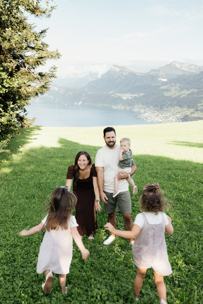 mountain family photos near Zug